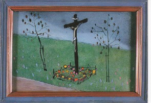 Kruzifix in Landschaft / Gabriele Münter