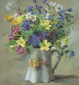 Wild Flowers in the Victorian Jug / Anne Cotterill, 14,5 x 19,5cm