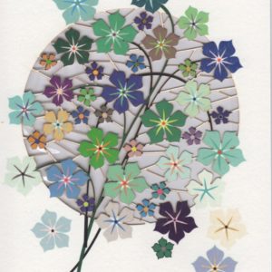 Blüten, Lasercut, 12,5 x 18 cm