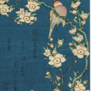 Gimpel und Weinende Kirsche / Katsushika Hokusai