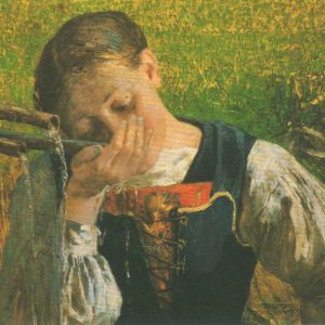 Bündnerin am Brunnen / Giovanni Segantini