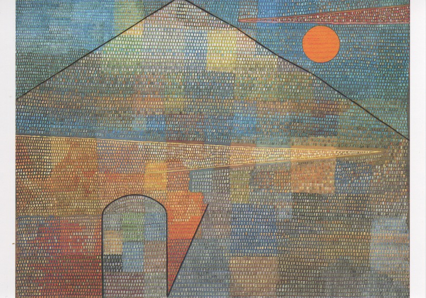 Ad Parnassum Kunstpostkarte Paul Klee 