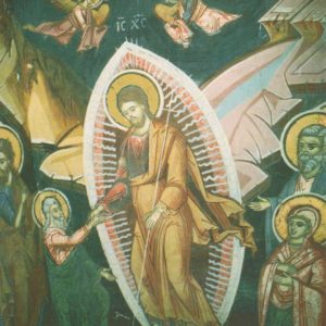 Höllenfahrt Christi / rumän.-byzant., Klosterkirche von Hurez, Rumänien
