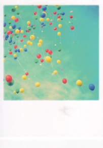 Himmel voller Luftballons