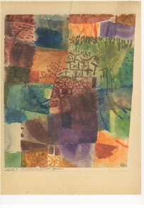 Erinnerung an einen Garten, 1914 / Paul Klee