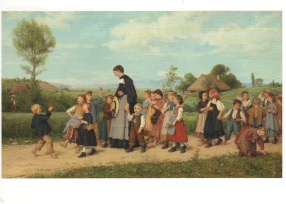 Der Schulspaziergang, 1872 / Albert Anker